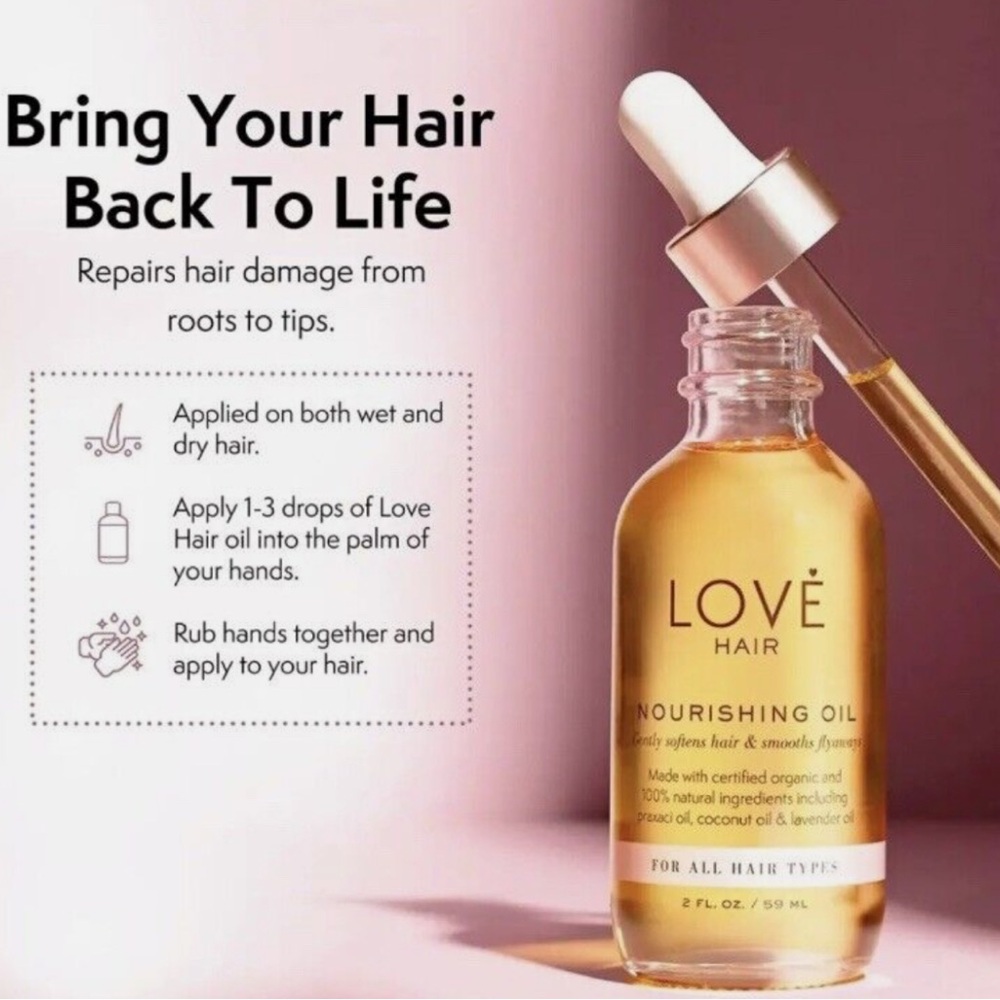 LOVE Hair Nourishing Oil - New in Box - Picture 3 of 7